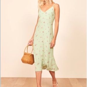 Reformation midi floral dress